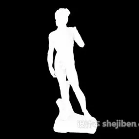 David Sculpture Greek Ancient 3d model