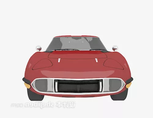 Vintage Sports Car Vehicle 3d model Vintage Sports Car Vehicle 3d model