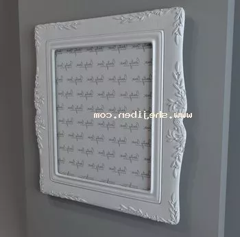 Ceiling Component Carved Plaster Corner Position 3d model
