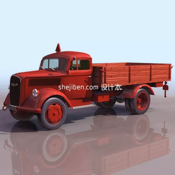 Autoloader Forklift Vehicle 3d model