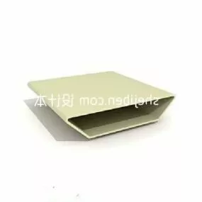 Plastic Square Stool Table 3d model