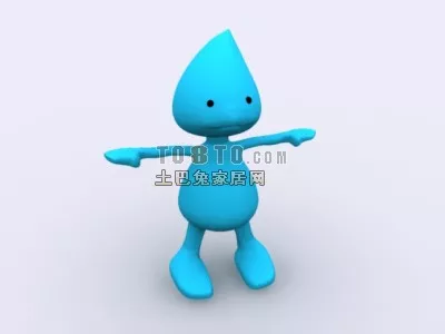3D Character Human Body 3d model