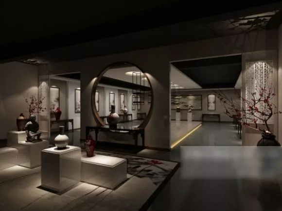 Porcelain Vase Display Exhibition 3d model Porcelain Vase Display Exhibition 3d model