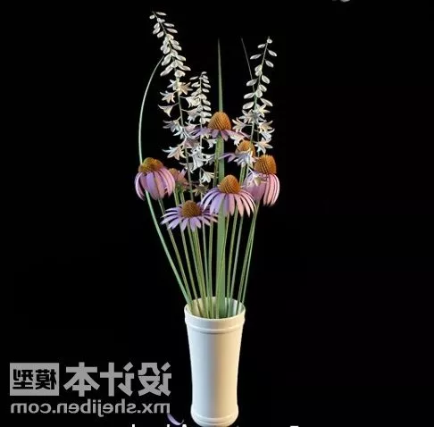 Tall Potted Plant 3d model