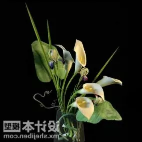 Flower Plant Indoor Tree 3d model