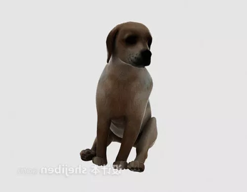 Puppy Dog Animal 3d model Puppy Dog Animal 3d model