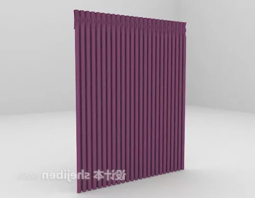 Curtain Classic Two Layers 3d model