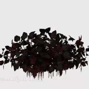 Purple Plant Bushes 3d model