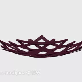Purple Fruit Plate 3d model