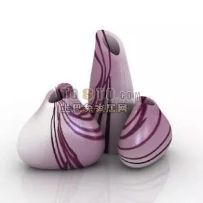 Modern Vase Crafts Ware 3d model