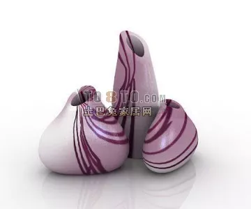 Potted Vase Plant 3d model