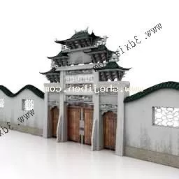 House Gate 3d model