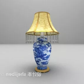 Chinese Porcelain Table Lamp 3d model