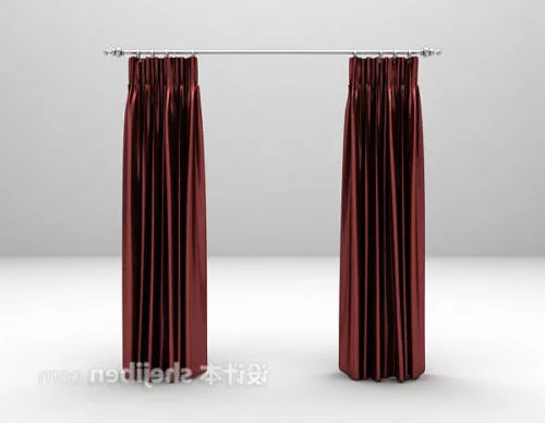 Curtain Room Divider 3d model