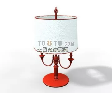 Luster Candle Lamp 3d model
