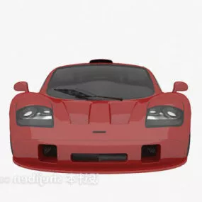 Red Ferrari Sports Car 3d model
