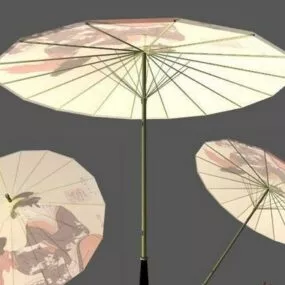 Japanese Umbrella 3d model