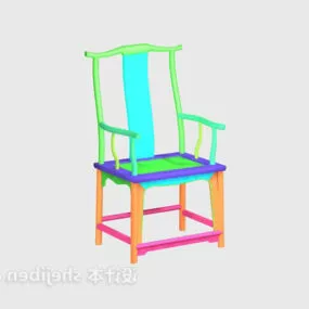 Redwood Chair Chinese Furniture 3d model