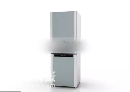 Grey Refrigerator Electrical 3d model Grey Refrigerator Electrical 3d model