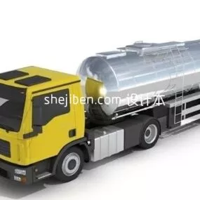 Renault Tank Truck 3d model