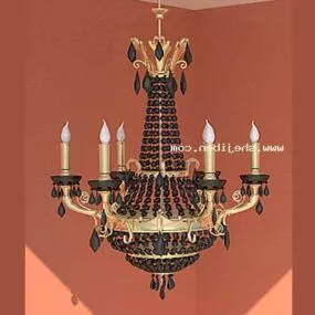 Restaurant European Chandelier 3d model