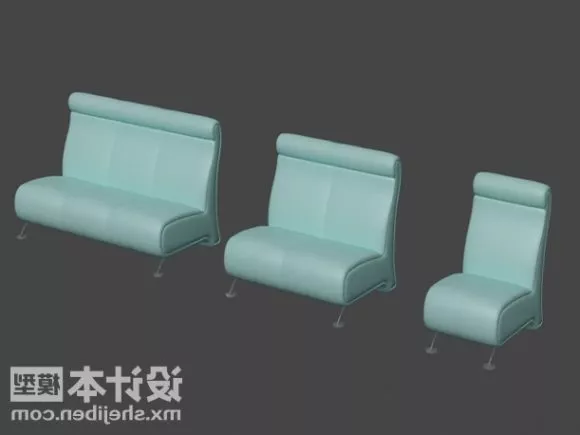 Small Table Bench Outdoor Furniture 3d model