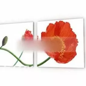 Flower Painting 3d model