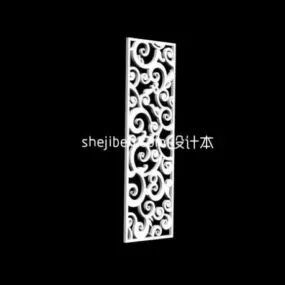 Partition Cloud Carved Pattern 3d model