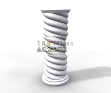 Doric Ancient Column 3d model