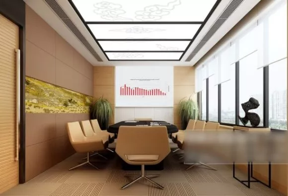 Elegant Meeting Room 3d model Elegant Meeting Room 3d model