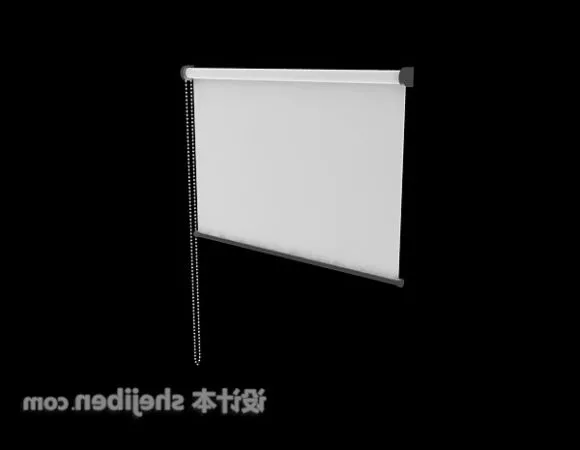 Window Frame Louver Style 3d model