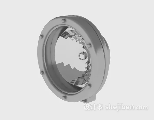 Modern Light Hanging From Ceiling 3d model