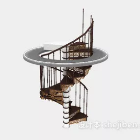 Rotating Stair 3d model