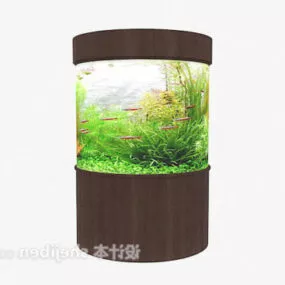 Round Fish Aquarium 3d model