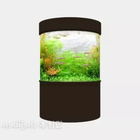 Cylinder Aquarium 3d model