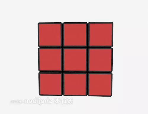 Red Poke Ball 3d model
