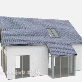 Residential House Building 3d model