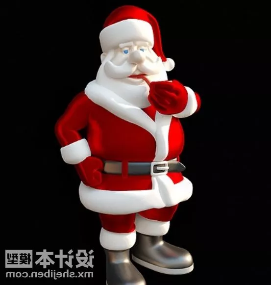 Santa Character 3d model Santa Character 3d model
