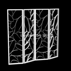 Screen Partition Break Pattern 3d model