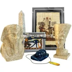 Tableware Sculpture Photo Frame 3d model