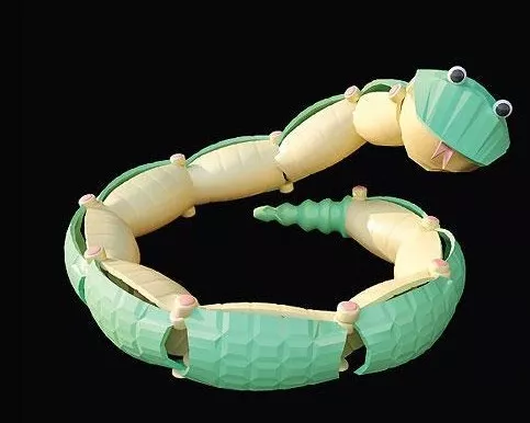 Red Snake 3d model