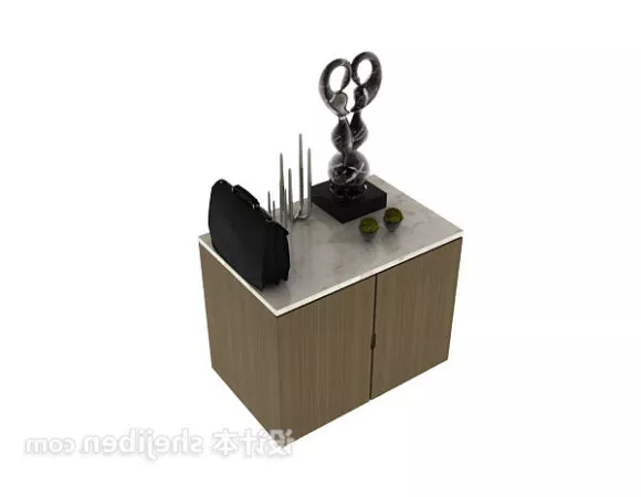 Stone Desk 3d model