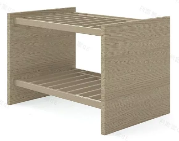Curved Arm Rack 3d model