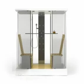 Luxury Shower Room 3d model