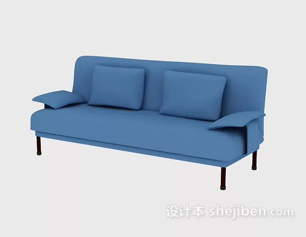 Bench Seat Sofa Fabric Material 3d model