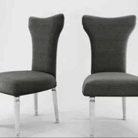 Simple European Chair 3d model