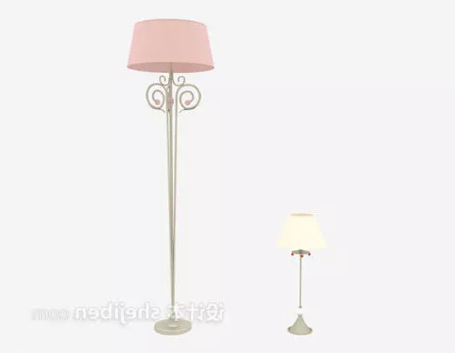 European Antique Floor Lamp Set 3d model European Antique Floor Lamp Set 3d model