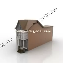 Simple Townhouse 3d model Simple Townhouse 3d model