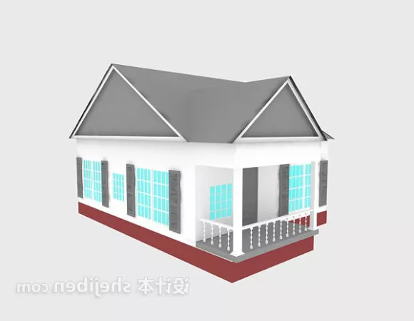 House Contemporary Architecture 3d model