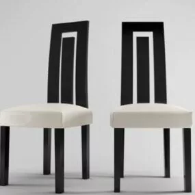Simple Home Dinning Chair 3d model